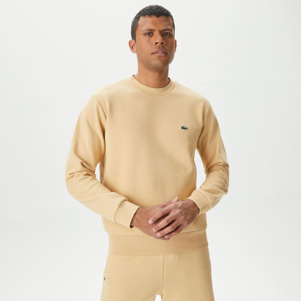 Lacoste Erkek Classic Fit Bisiklet Yaka Bej Sweatshirt Lacoste Erkek Classic Fit Bisiklet Yaka Bej Sweatshirt