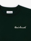 Lacoste Kadın Bisiklet Yaka Yeşil Sweatshirt Lacoste Kadın Bisiklet Yaka Yeşil Sweatshirt