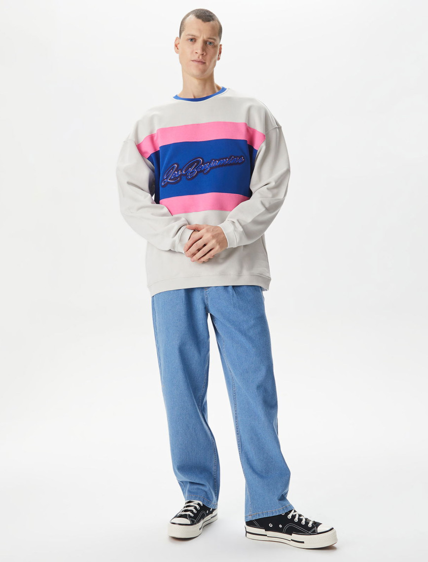 Les Benjamins Kısmet Voyage East to West 004 Erkek Gri Sweatshirt Les Benjamins Kısmet Voyage East to West 004 Erkek Gri Sweatshirt