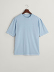 GANT Erkek Mavi Relaxed Fit Bisiklet Yaka T-shirt