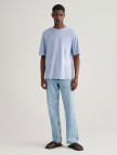 GANT Erkek Mavi Relaxed Fit Bisiklet Yaka T-shirt