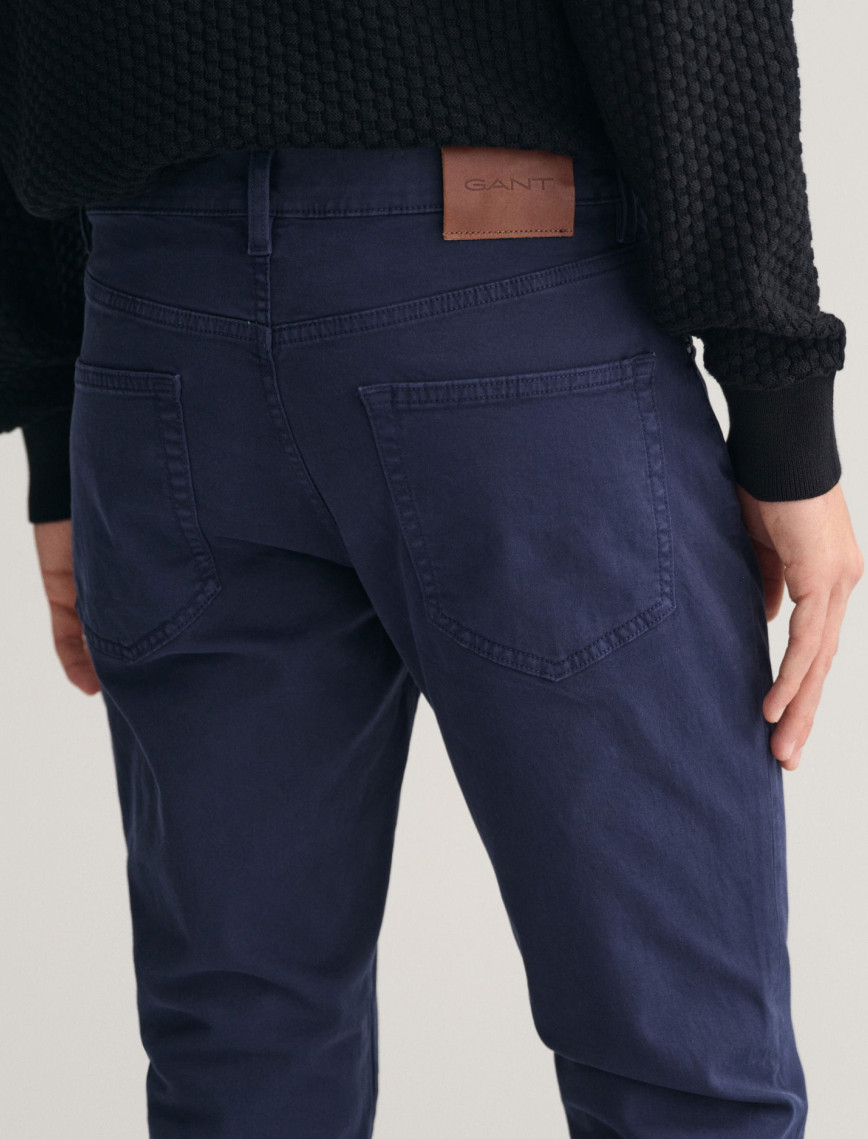 GANT Erkek Lacivert Slim Fit Jean GANT Erkek Lacivert Slim Fit Jean