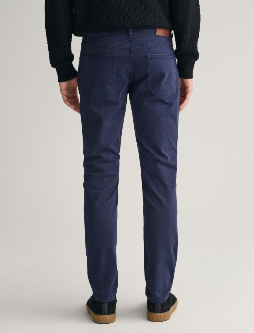 GANT Erkek Lacivert Slim Fit Jean GANT Erkek Lacivert Slim Fit Jean