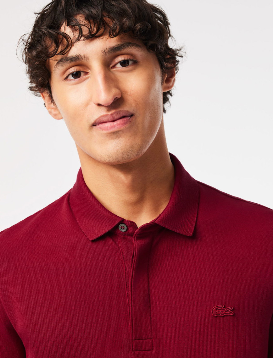 Lacoste Paris Erkek Regular Fit Bordo Polo