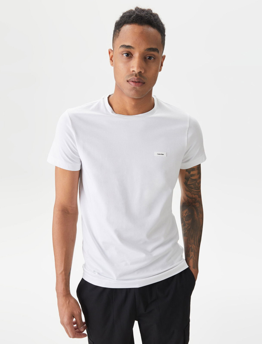 Calvin Klein Essentials Erkek Beyaz T-shirt Calvin Klein Essentials Erkek Beyaz T-shirt