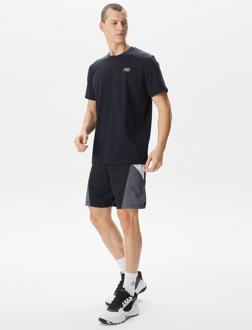 Under Armour Heavyweight LC Patch Erkek Siyah T-Shirt Under Armour Heavyweight LC Patch Erkek Siyah T-Shirt