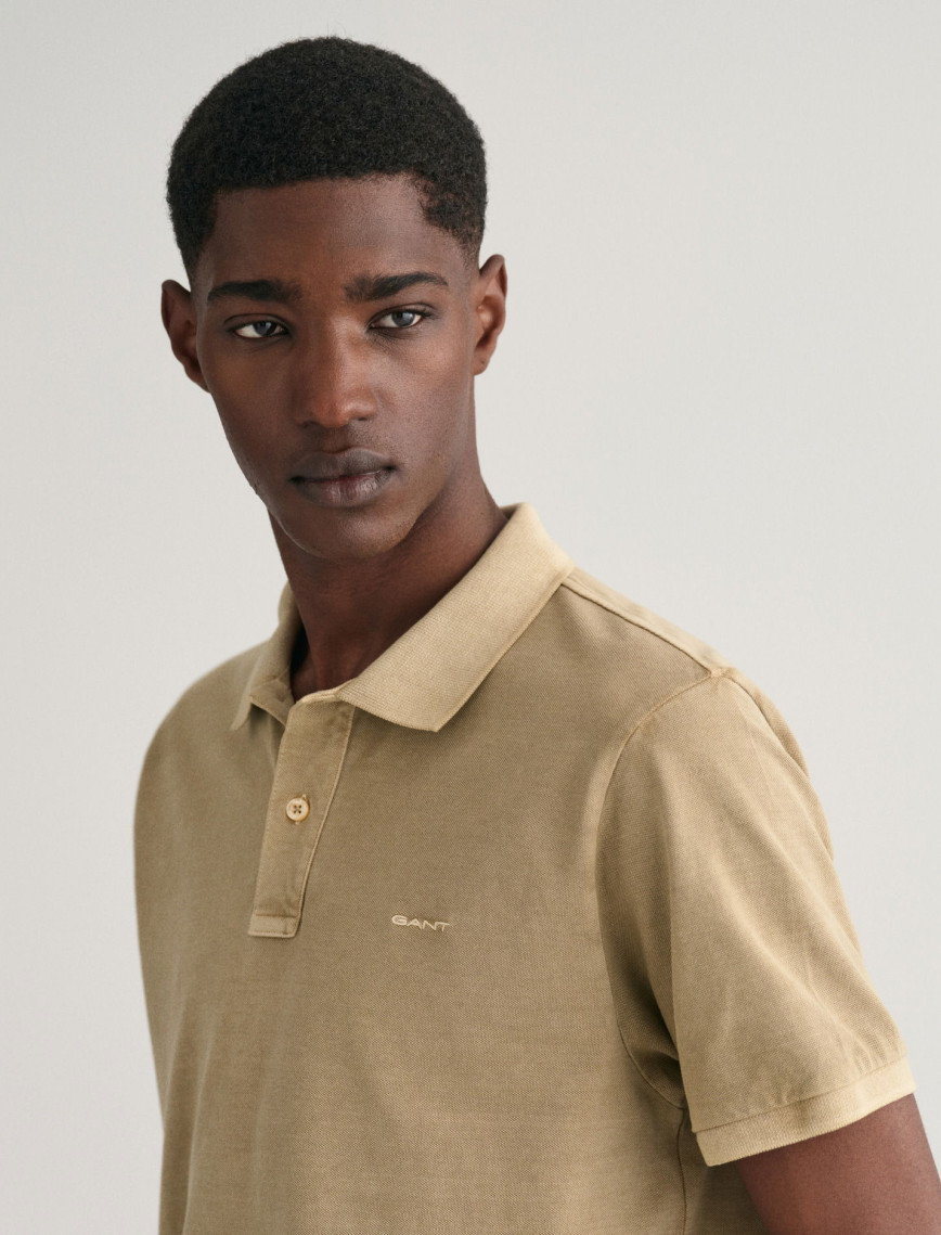 GANT Erkek Bej Regular Fit Polo GANT Erkek Bej Regular Fit Polo
