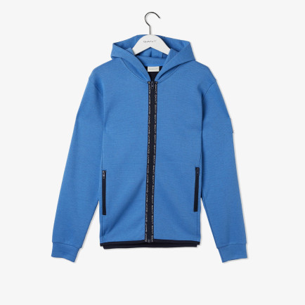 GANT Erkek Mavi Regular Fit Kapüşonlu Logolu Sweatshirt GANT Erkek Mavi Regular Fit Kapüşonlu Logolu Sweatshirt
