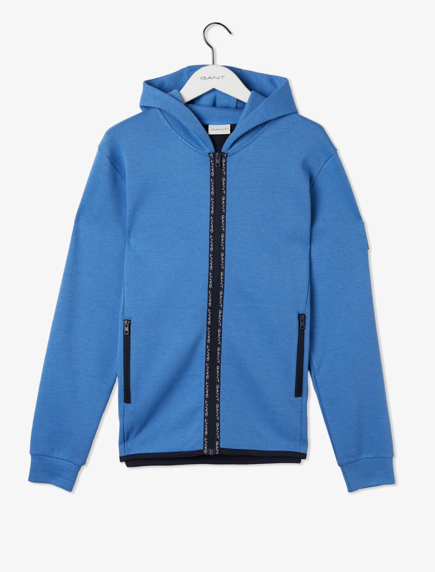 GANT Erkek Mavi Regular Fit Kapüşonlu Logolu Sweatshirt GANT Erkek Mavi Regular Fit Kapüşonlu Logolu Sweatshirt