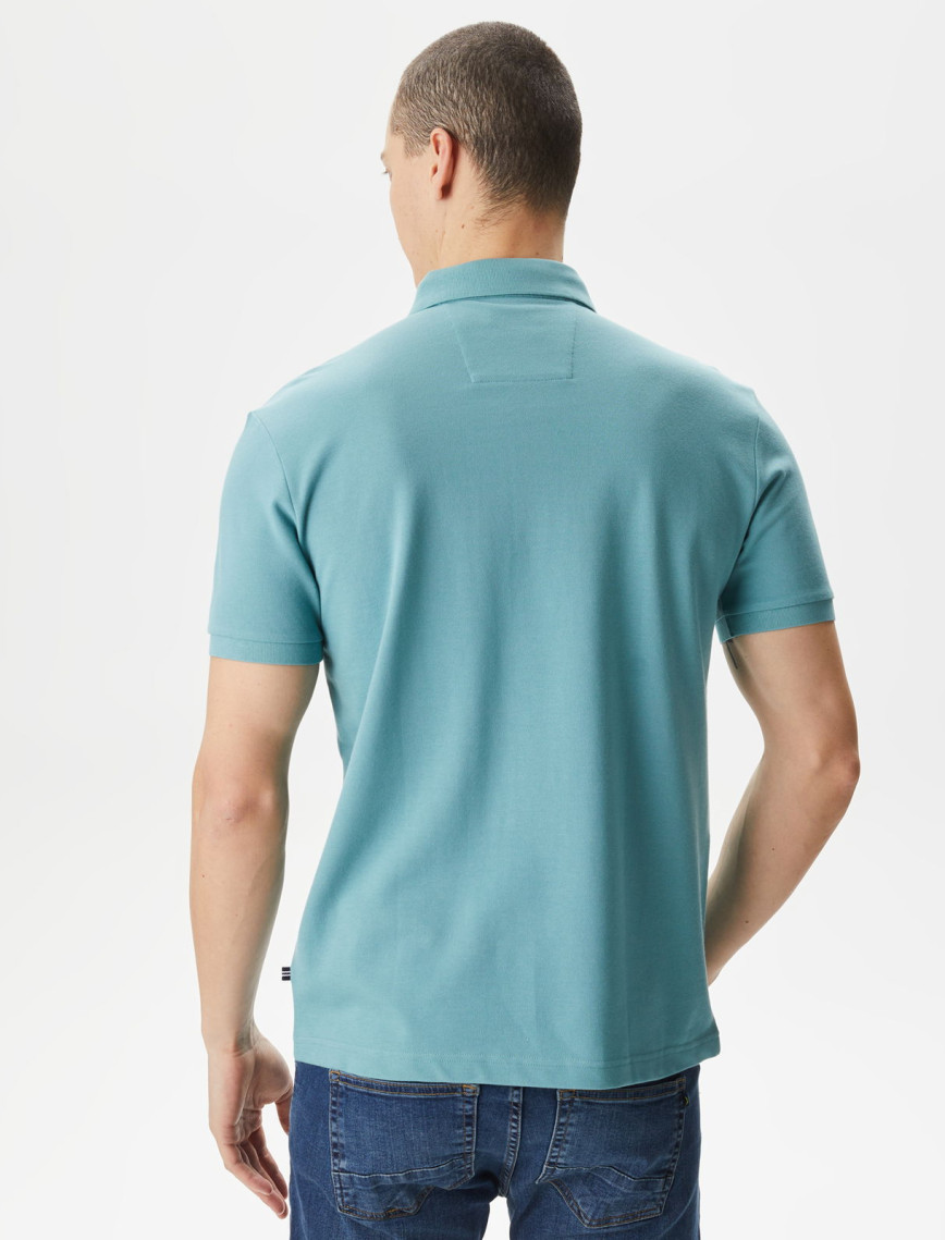 Nautica Erkek Mavi Slim Fit Kısa Kollu Polo Yaka T-Shirt Nautica Erkek Mavi Slim Fit Kısa Kollu Polo Yaka T-Shirt