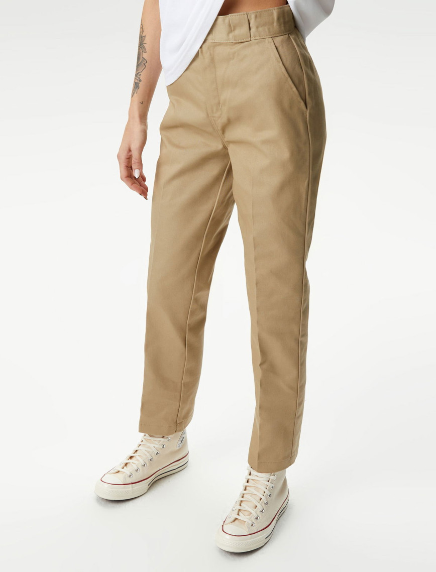 Dickies Phonenix Cropped Kadın Haki Pantolon Dickies Phonenix Cropped Kadın Haki Pantolon