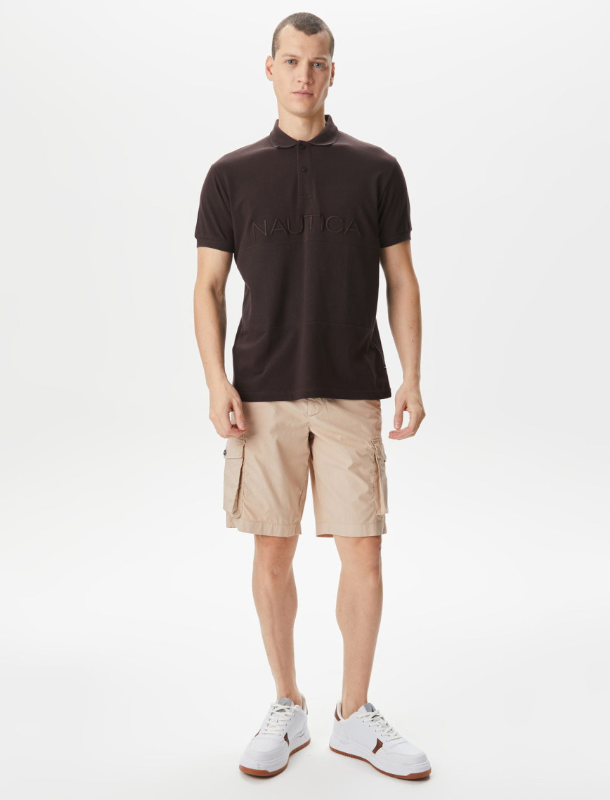 Nautica Erkek Kahverengi Classic Fit Kısa Kollu Polo Nautica Erkek Kahverengi Classic Fit Kısa Kollu Polo
