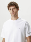 Nautica Erkek Beyaz Oversize T-Shirt Nautica Erkek Beyaz Oversize T-Shirt