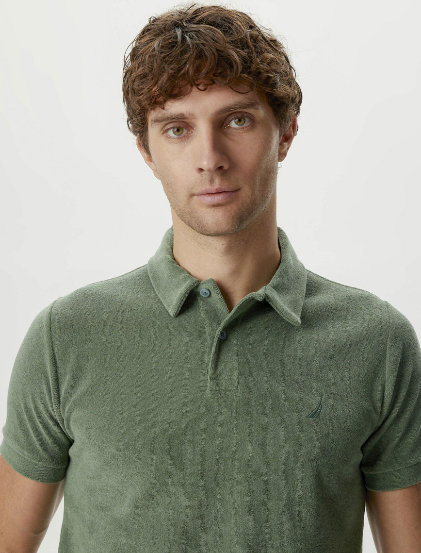 Nautica Erkek Yeşil Classic Fit Kısa Kollu Polo Nautica Erkek Yeşil Classic Fit Kısa Kollu Polo