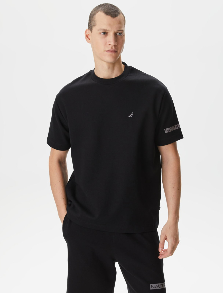 Nautica Erkek Beyaz Oversize T-Shirt Nautica Erkek Beyaz Oversize T-Shirt