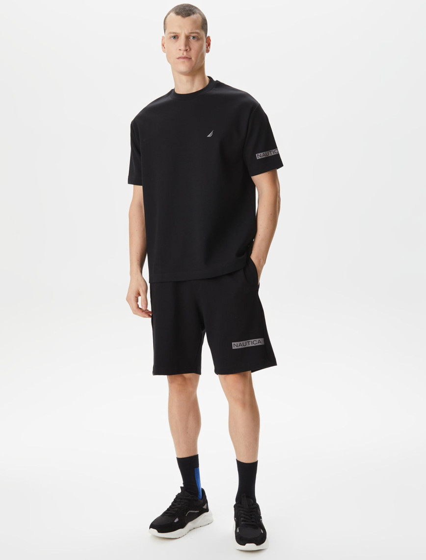 Nautica Erkek Siyah Oversize T-Shirt Nautica Erkek Siyah Oversize T-Shirt