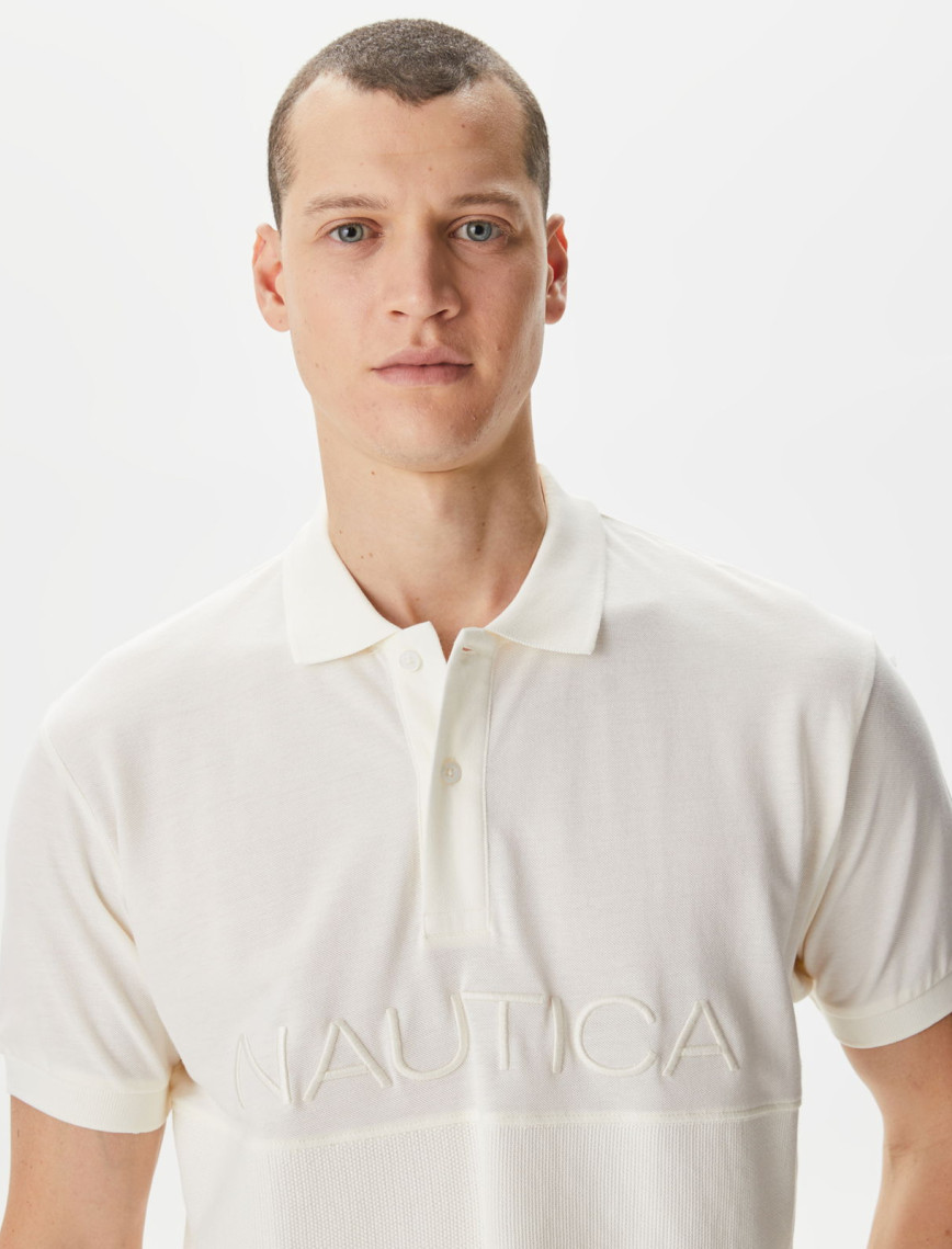 Nautica Erkek Kırık Beyaz Classic Fit Kısa Kollu Polo Nautica Erkek Kırık Beyaz Classic Fit Kısa Kollu Polo