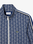 Lacoste Erkek Regular Fit Fermuarlı Monogram Lacivert Sweatshirt