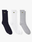 Lacoste Unisex 3'lü Siyah Çorap Lacoste Unisex 3'lü Siyah Çorap
