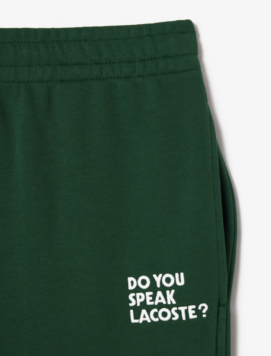 Lacoste Unisex Relaxed Fit Yeşil Eşofman Altı