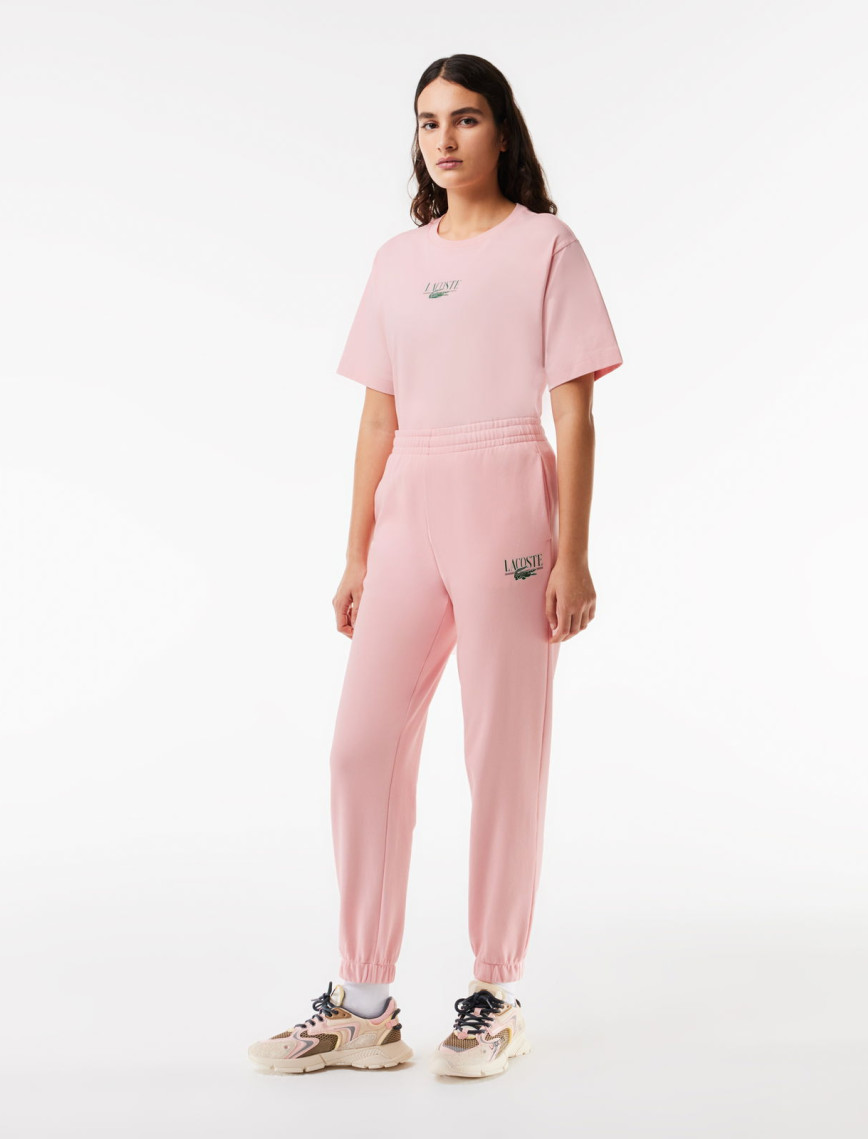 Lacoste Kadın Jogger Pembe Eşofman Altı Lacoste Kadın Jogger Pembe Eşofman Altı