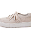 Kadın Bej Deri Spor Ayakkabı Kadın Bej Deri Spor Ayakkabı