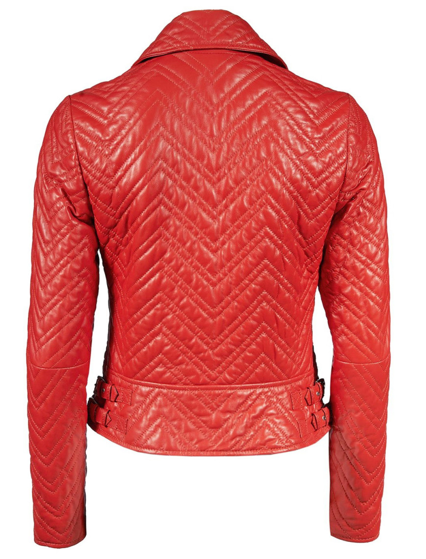 Riccarda Kadın Deri Biker Mont Riccarda Kadın Deri Biker Mont