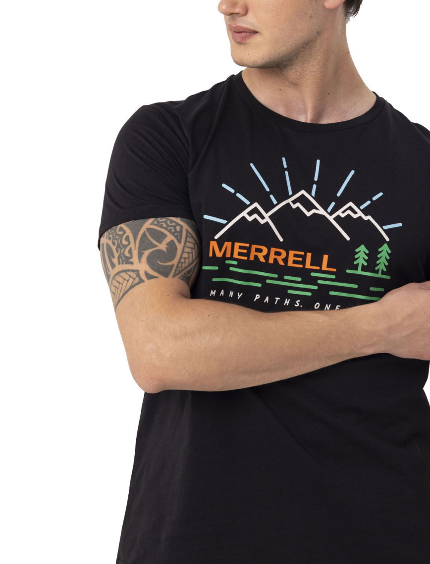 Merrell Tobi Erkek Siyah Tişört Merrell Tobi Erkek Siyah Tişört