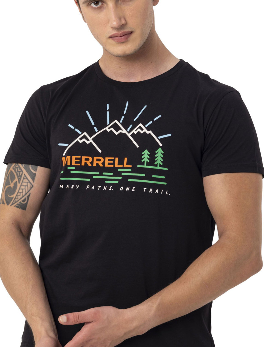 Merrell Tobi Erkek Siyah Tişört Merrell Tobi Erkek Siyah Tişört