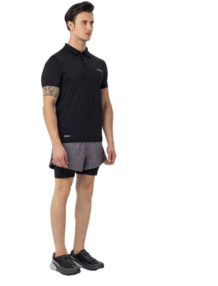 Merrell Pace Erkek Siyah Polo Tişört