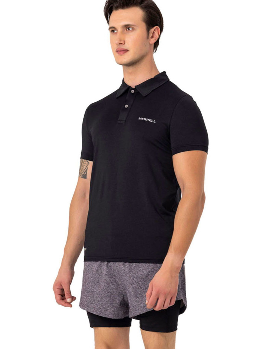 Merrell Pace Erkek Siyah Polo Tişört