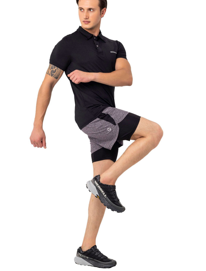 Merrell Pace Erkek Siyah Polo Tişört