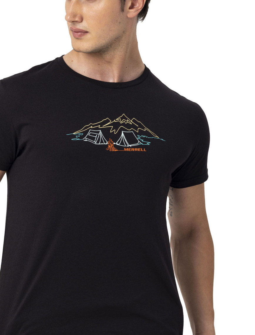 Merrell Tamp Erkek Siyah Tişört Merrell Tamp Erkek Siyah Tişört