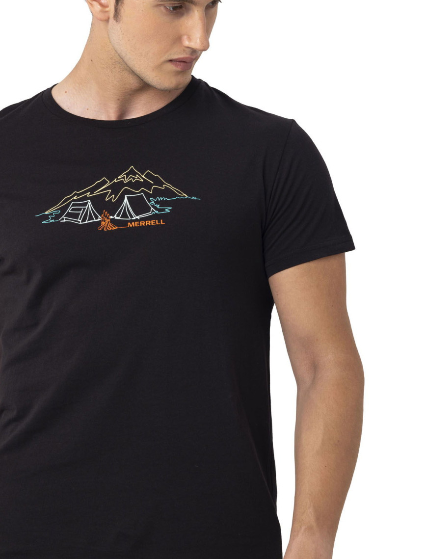 Merrell Tamp Erkek Siyah Tişört Merrell Tamp Erkek Siyah Tişört