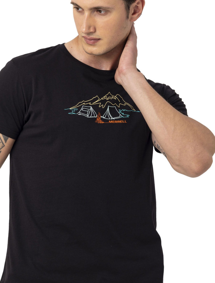 Merrell Tamp Erkek Siyah Tişört Merrell Tamp Erkek Siyah Tişört