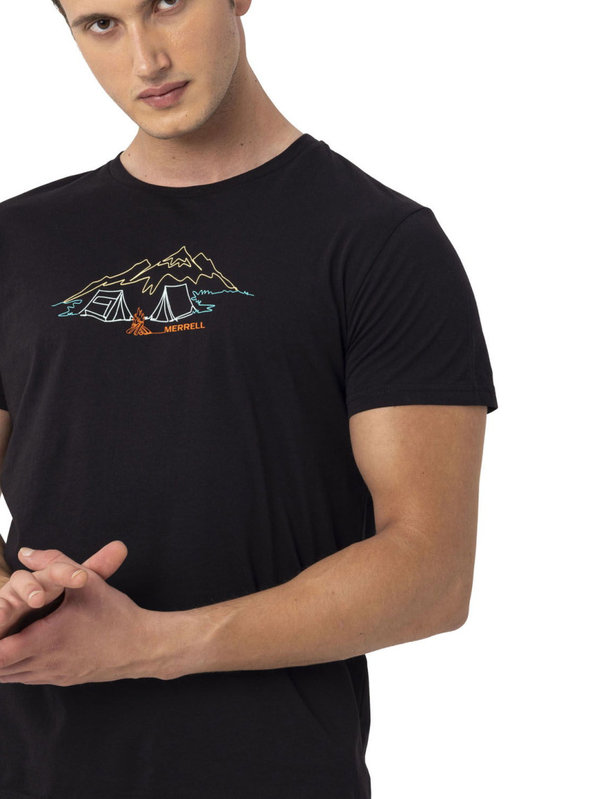 Merrell Tamp Erkek Siyah Tişört Merrell Tamp Erkek Siyah Tişört