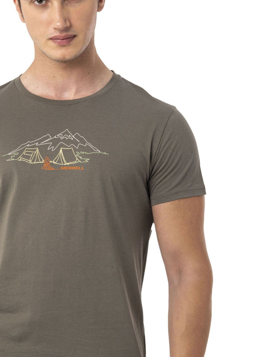 Merrell Tamp Erkek Yeşil Tişört Merrell Tamp Erkek Yeşil Tişört