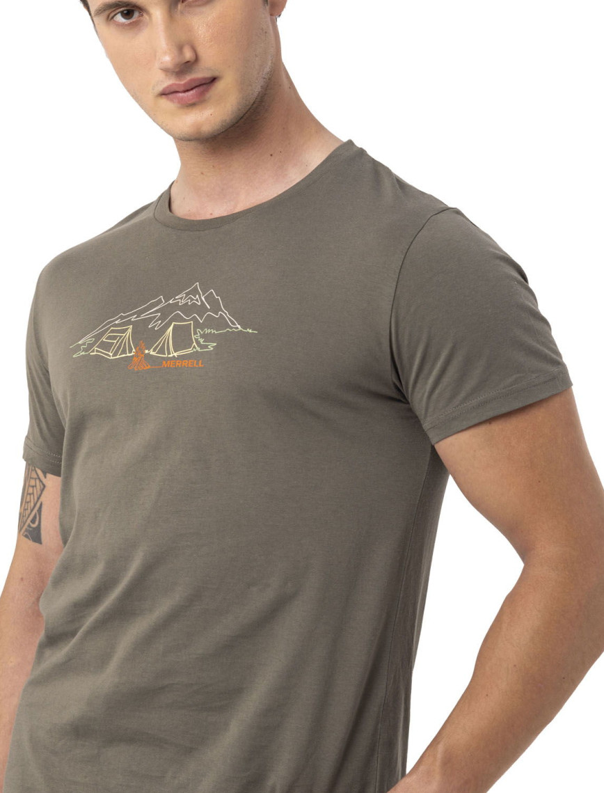 Merrell Tamp Erkek Yeşil Tişört Merrell Tamp Erkek Yeşil Tişört