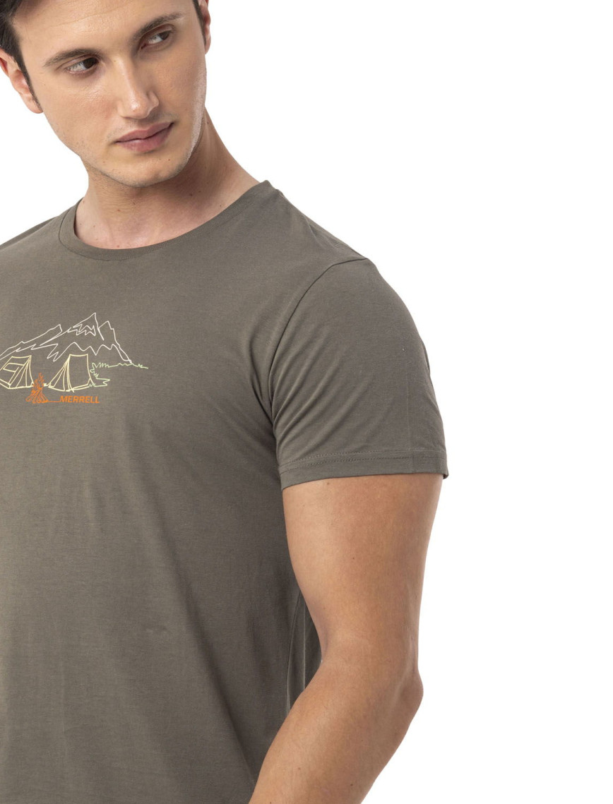 Merrell Tamp Erkek Yeşil Tişört Merrell Tamp Erkek Yeşil Tişört
