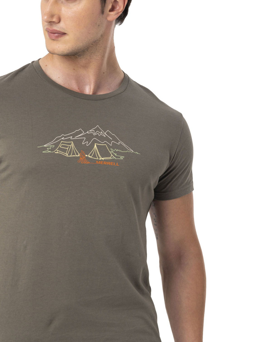 Merrell Tamp Erkek Yeşil Tişört Merrell Tamp Erkek Yeşil Tişört