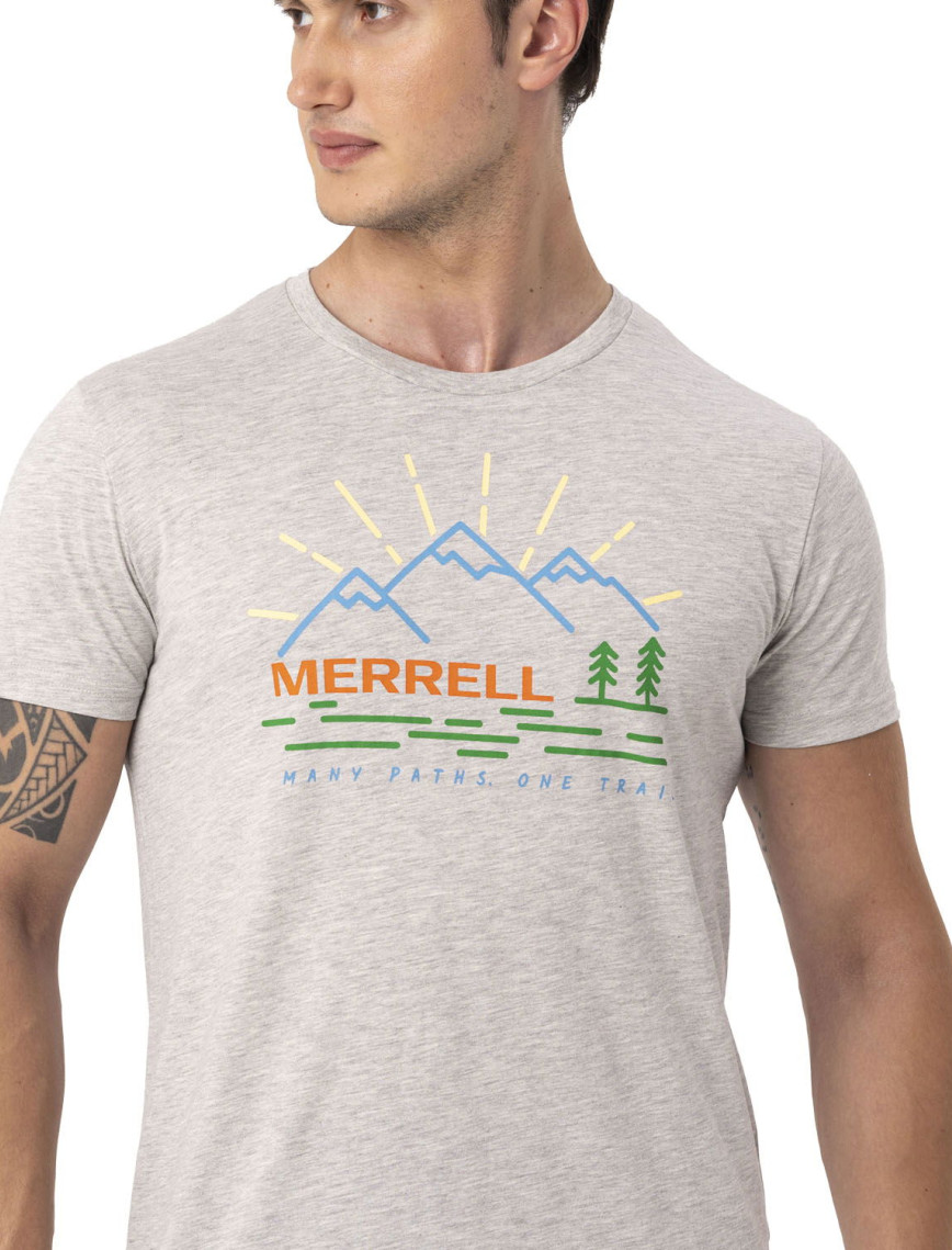 Merrell Tobi Erkek Gri Tişört Merrell Tobi Erkek Gri Tişört