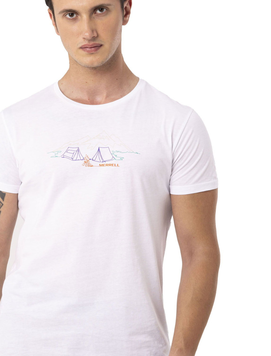 Merrell Tamp Erkek Beyaz Tişört Merrell Tamp Erkek Beyaz Tişört