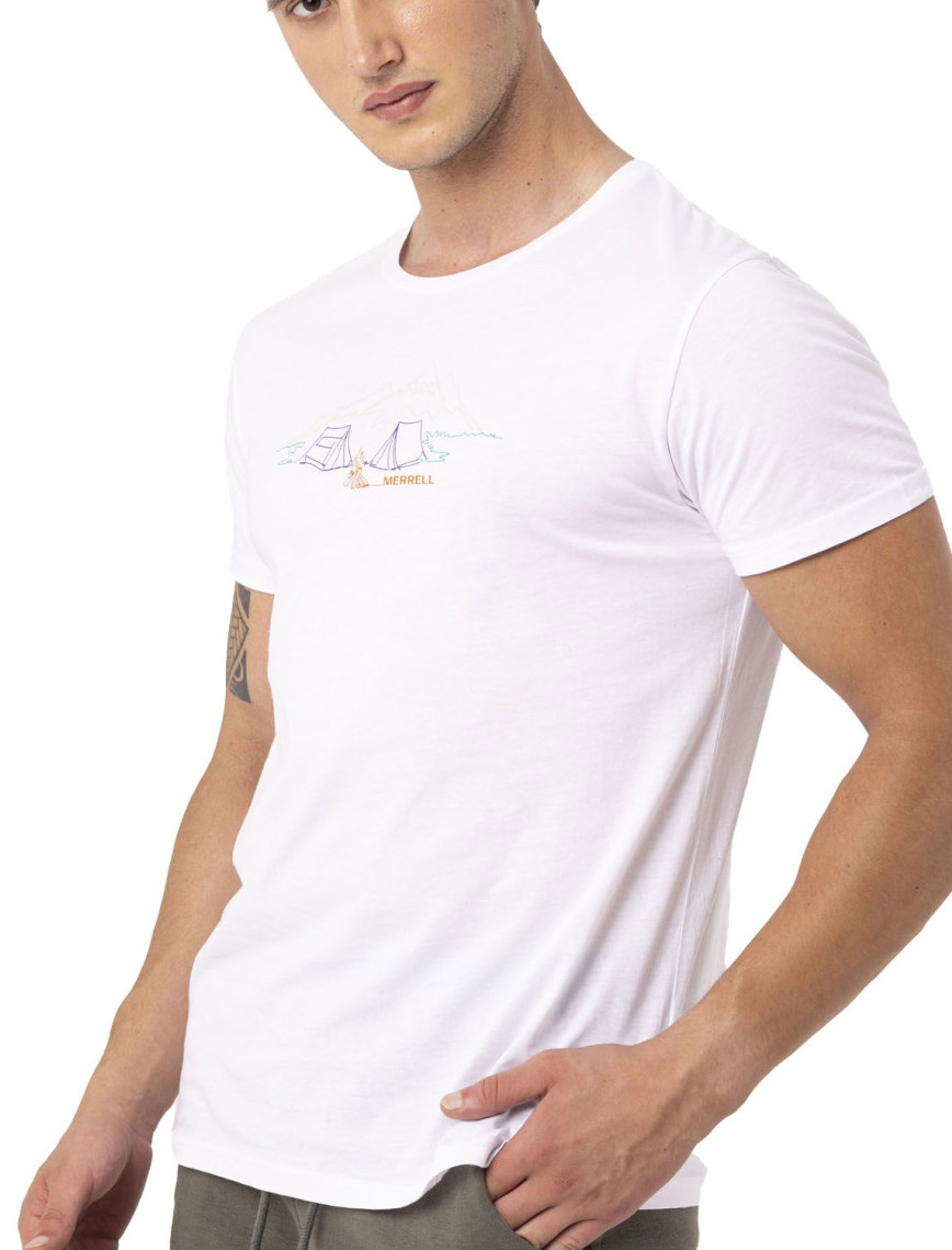 Merrell Tamp Erkek Beyaz Tişört Merrell Tamp Erkek Beyaz Tişört
