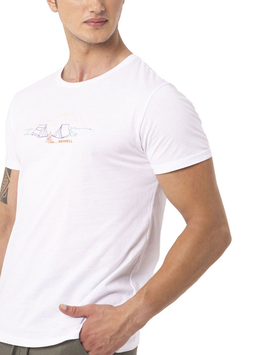 Merrell Tamp Erkek Beyaz Tişört Merrell Tamp Erkek Beyaz Tişört