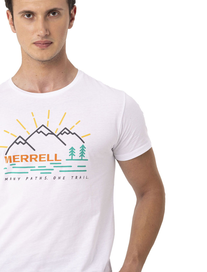 Merrell Tobi Erkek Beyaz Tişört Merrell Tobi Erkek Beyaz Tişört