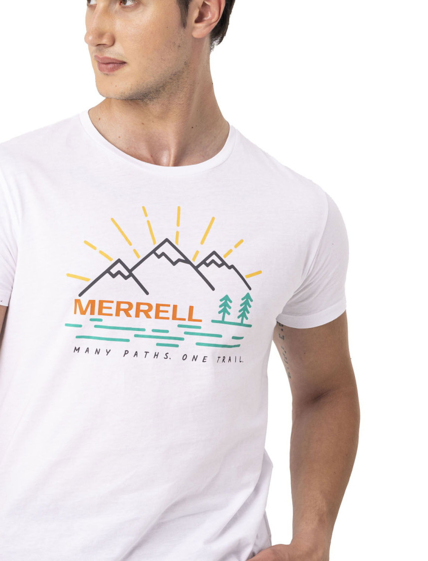 Merrell Tobi Erkek Beyaz Tişört Merrell Tobi Erkek Beyaz Tişört