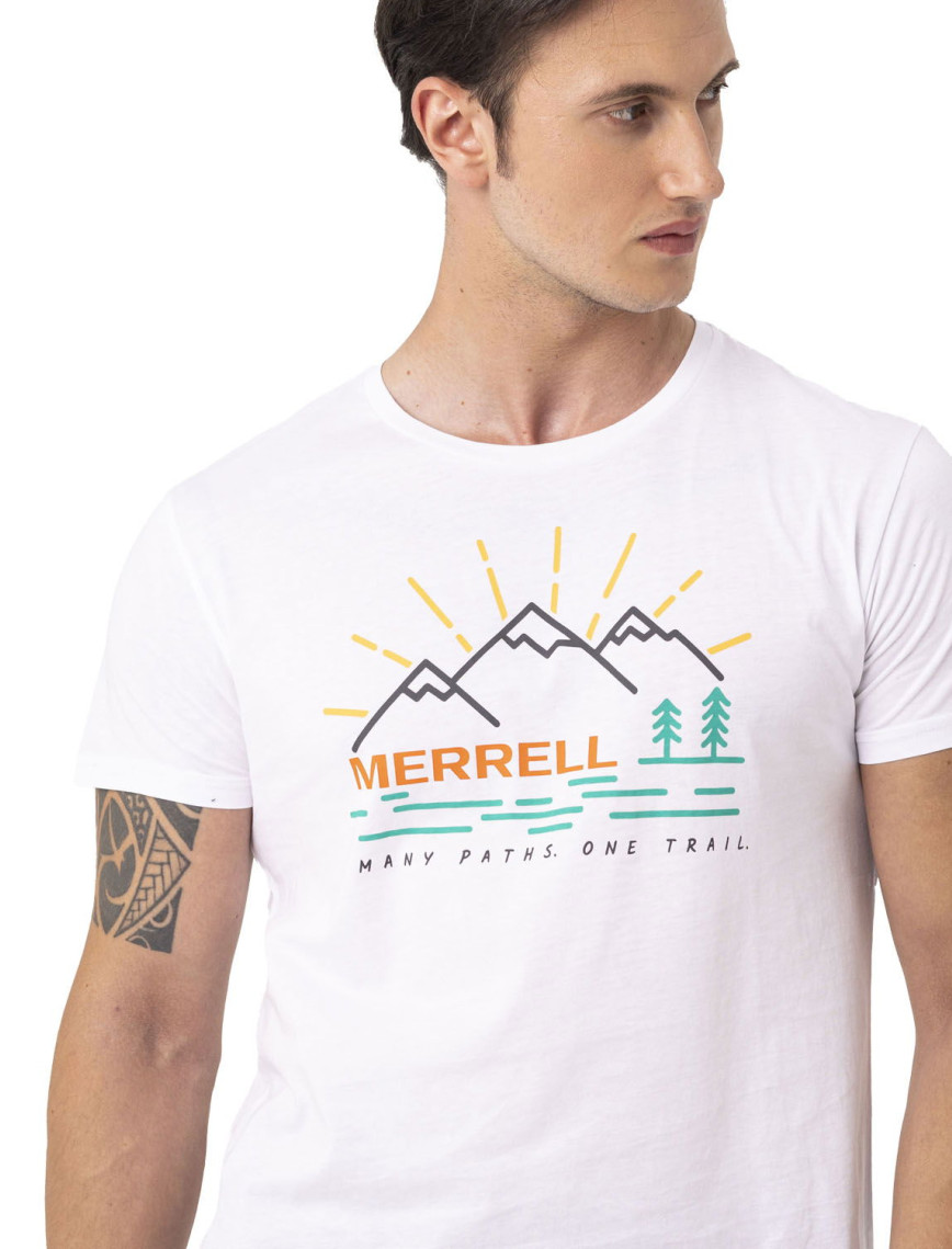 Merrell Tobi Erkek Beyaz Tişört Merrell Tobi Erkek Beyaz Tişört