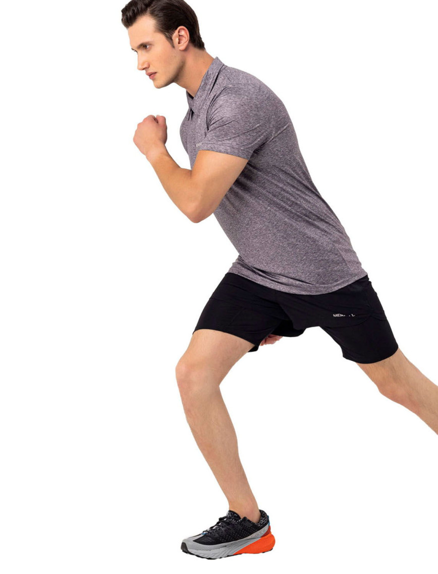 Merrell Pace Erkek Gri Polo Tişört