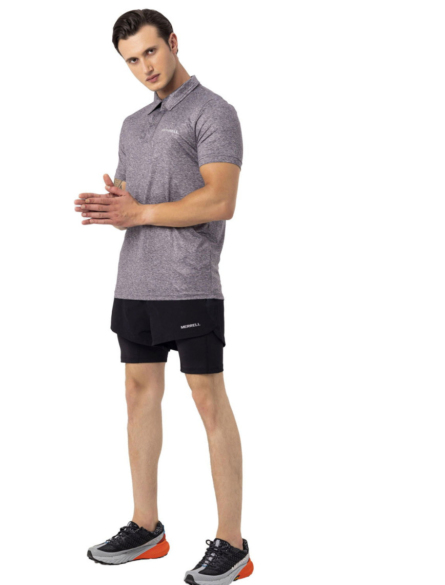 Merrell Pace Erkek Gri Polo Tişört