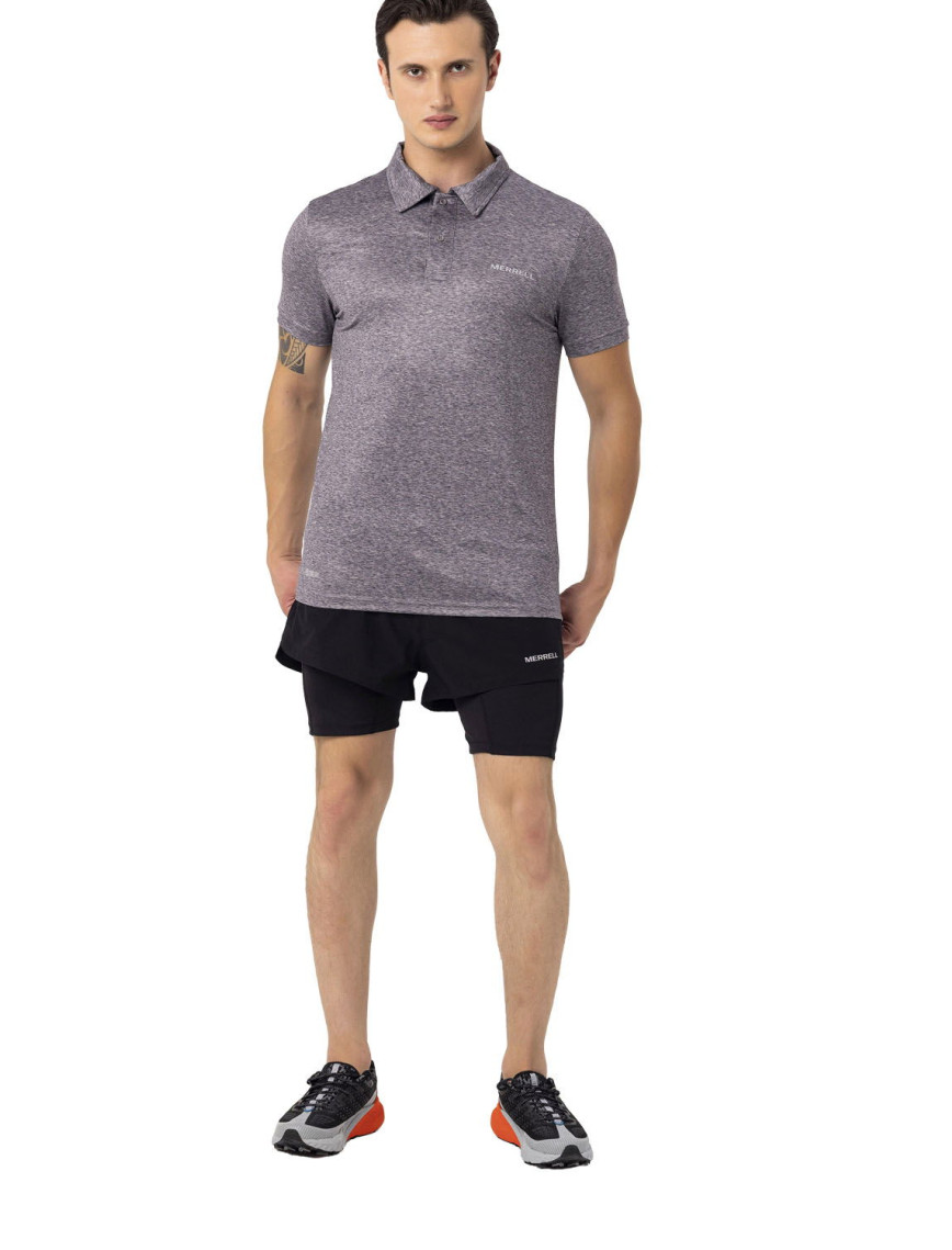 Merrell Pace Erkek Gri Polo Tişört